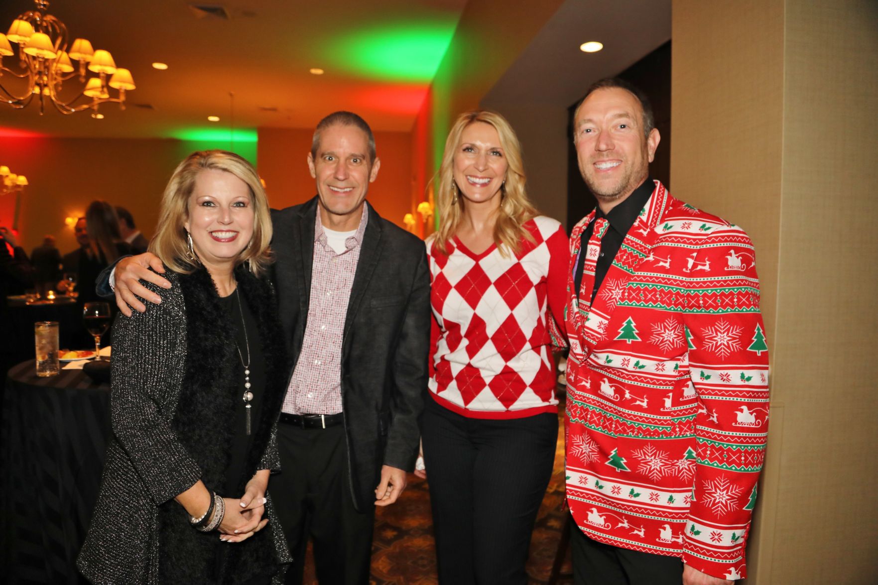 Valerie and Daren Boring, Michelle Wilborn, Paul Ross, President of Foundation